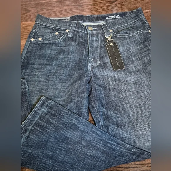 Rock & Republic Blue Denim Jeans - Picture 13 of 16